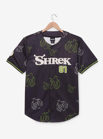 Camiseta de béisbol Shrek con estampado de cebollas