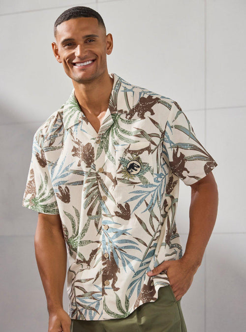 Camisa Jurassic Park con estampado de dinosaurios