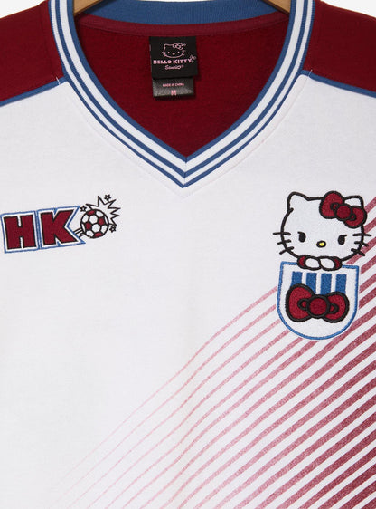 Polerón estilo camiseta de fútbol Hello Kitty