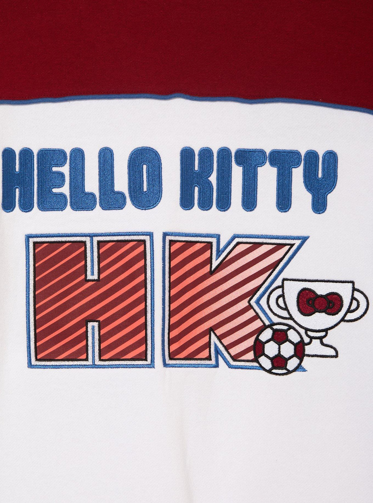 Polerón estilo camiseta de fútbol Hello Kitty