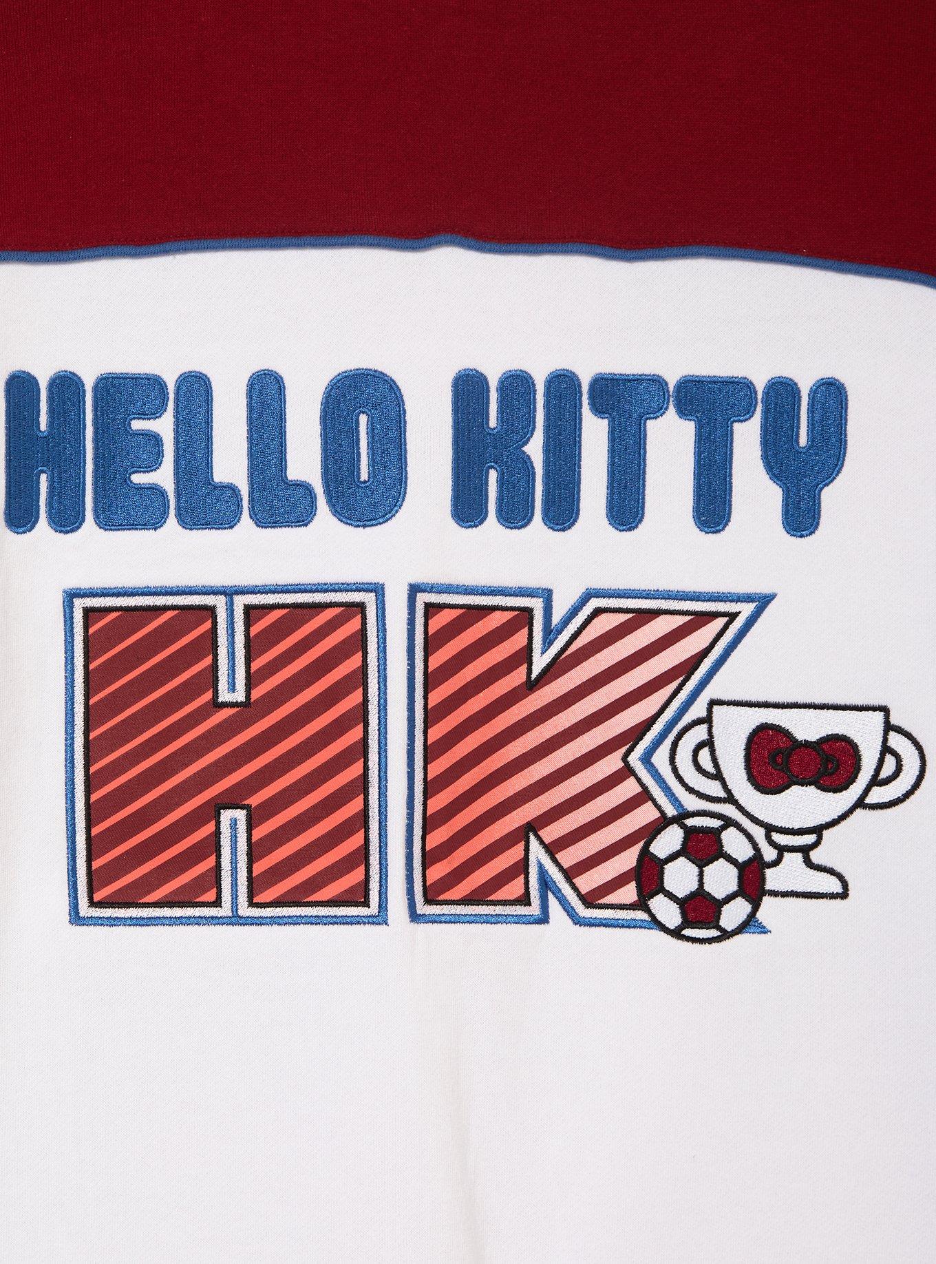 Polerón estilo camiseta de fútbol Hello Kitty