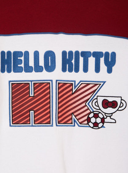 Polerón estilo camiseta de fútbol Hello Kitty