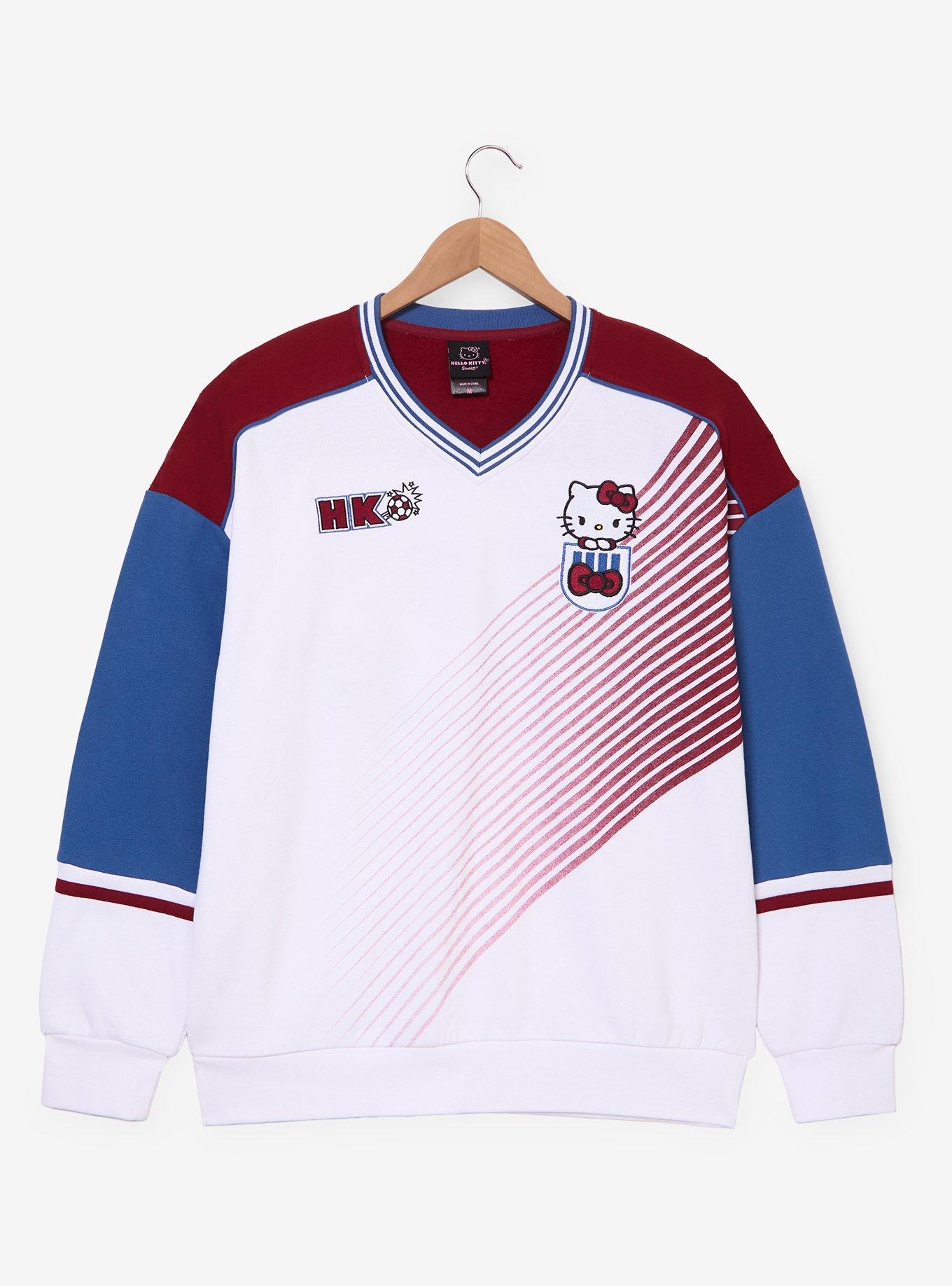 Polerón estilo camiseta de fútbol Hello Kitty