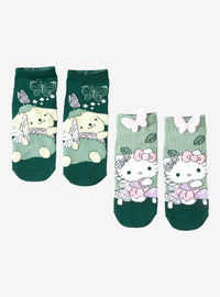 Calcetines invisibles Hello Kitty y Pompompurin, 2 pares