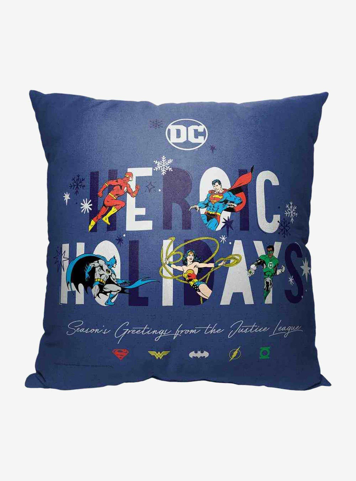 Cojín Justice League: Fiestas heroicas