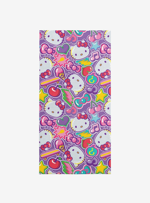 Toalla de playa de microfibra Hello Kitty Cherry Summer
