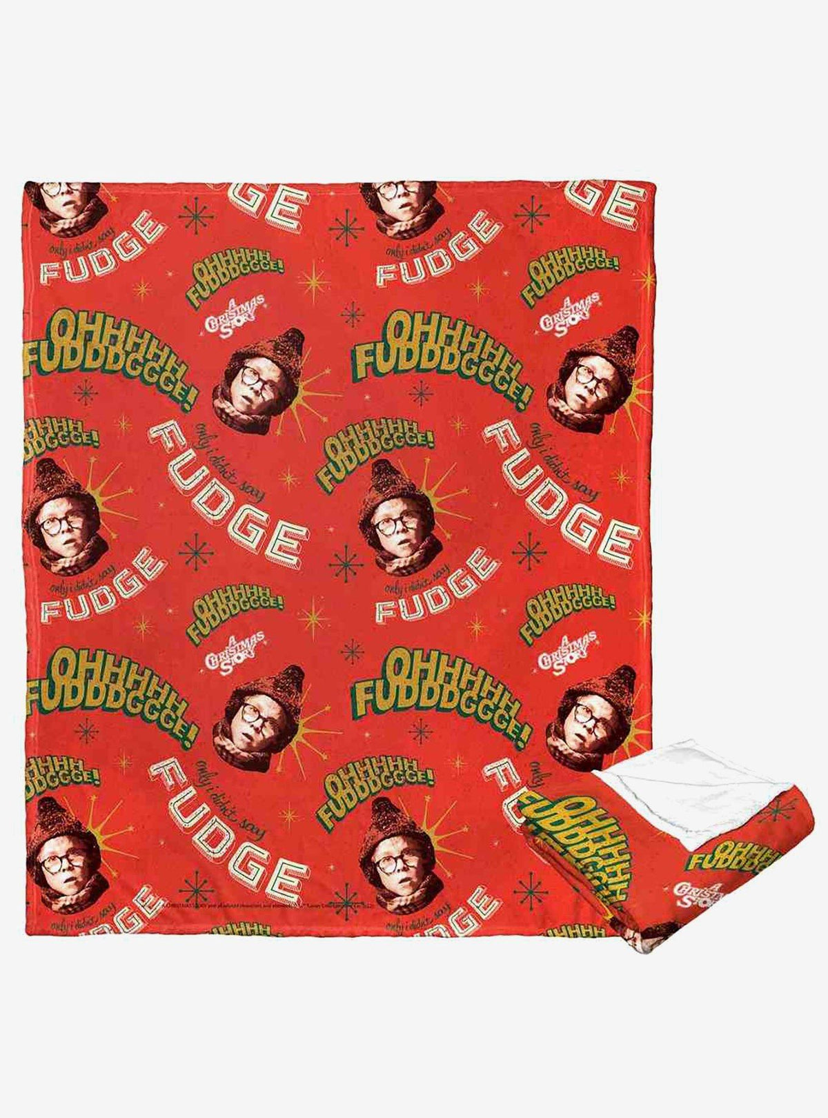 Manta ultrasuave A Christmas Story Oh Fudge