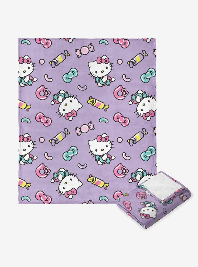 Manta Micro Raschel Hello Kitty Candy Cute