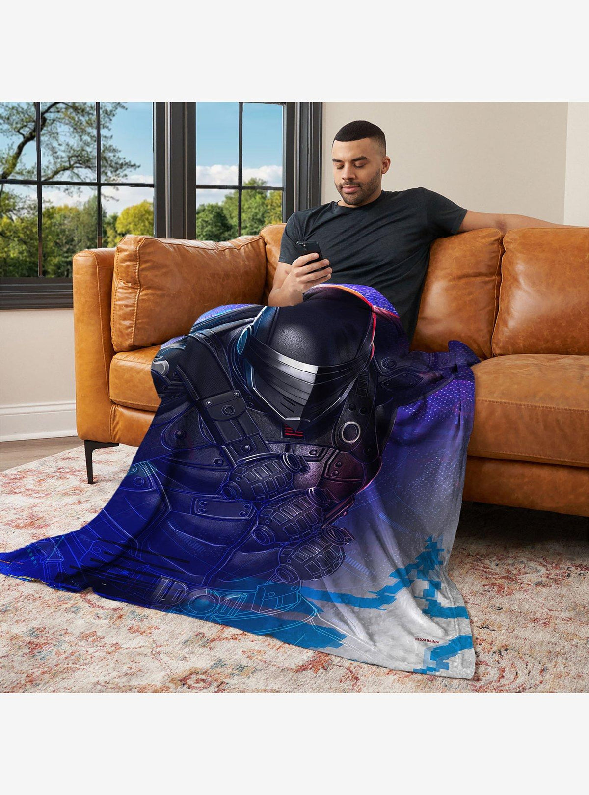 Manta ultrasuave GI Joe Snake Eyes
