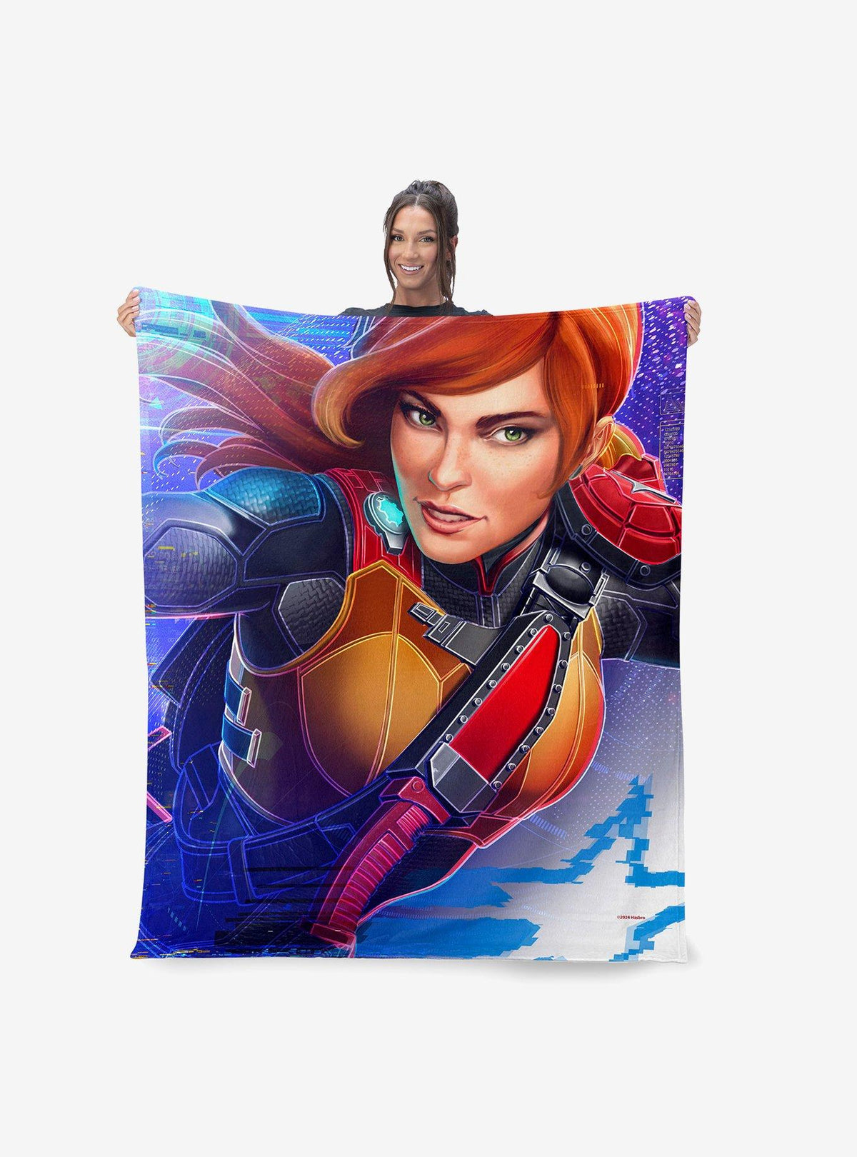 Manta de tacto sedoso GI Joe Scarlett