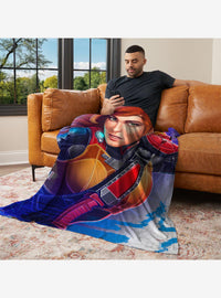 Manta de tacto sedoso GI Joe Scarlett