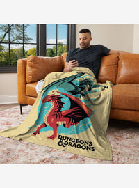 Dungeons & Dragons Manta de tacto sedoso Dragón Rojo