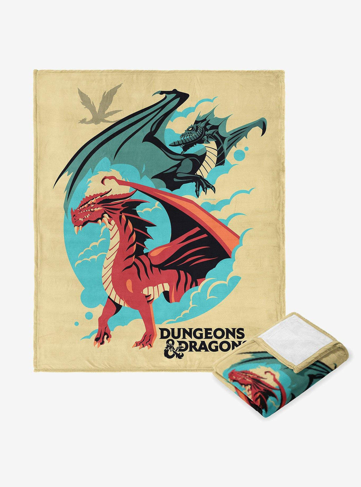 Dungeons & Dragons Manta de tacto sedoso Dragón Rojo