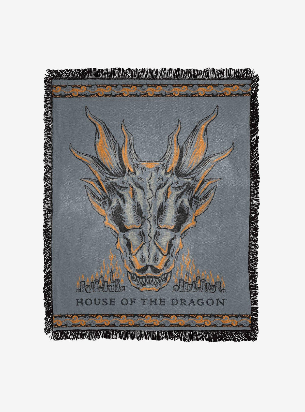 Manta jacquard Power of the Dragon - House of the Dragon