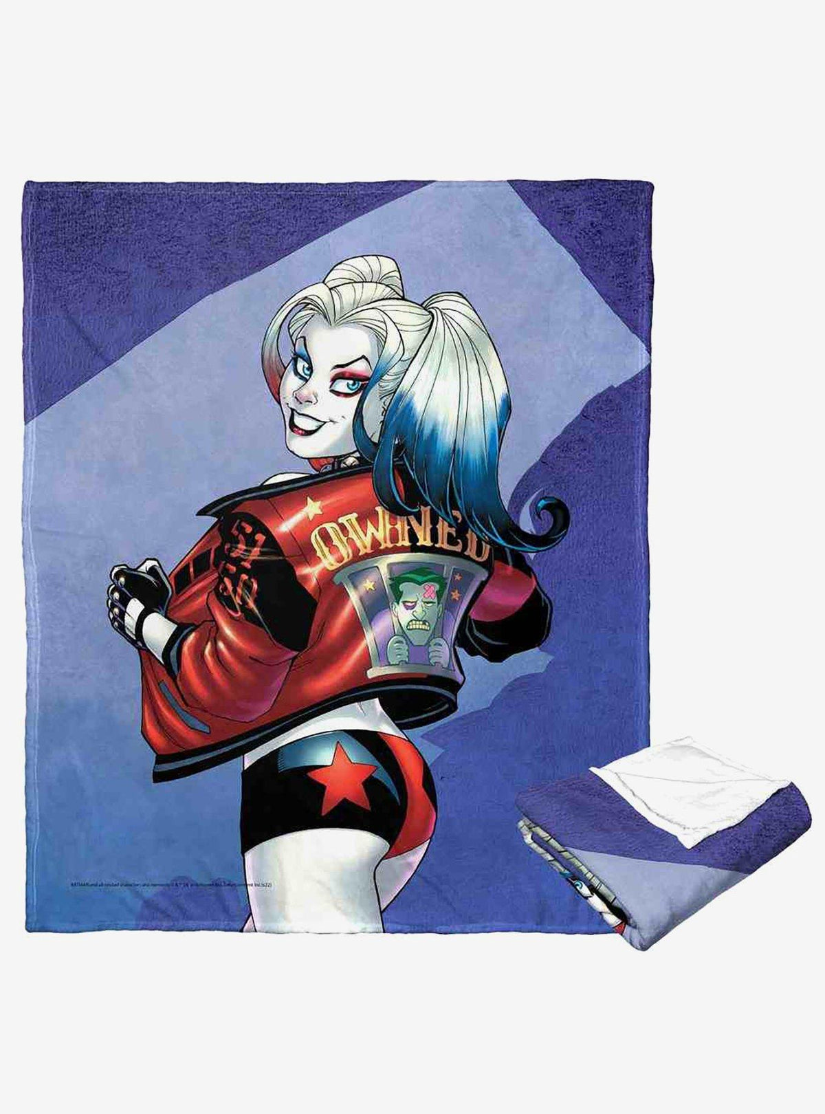 Manta de tacto sedoso Batman y Harley Quinn: Owned Jacket
