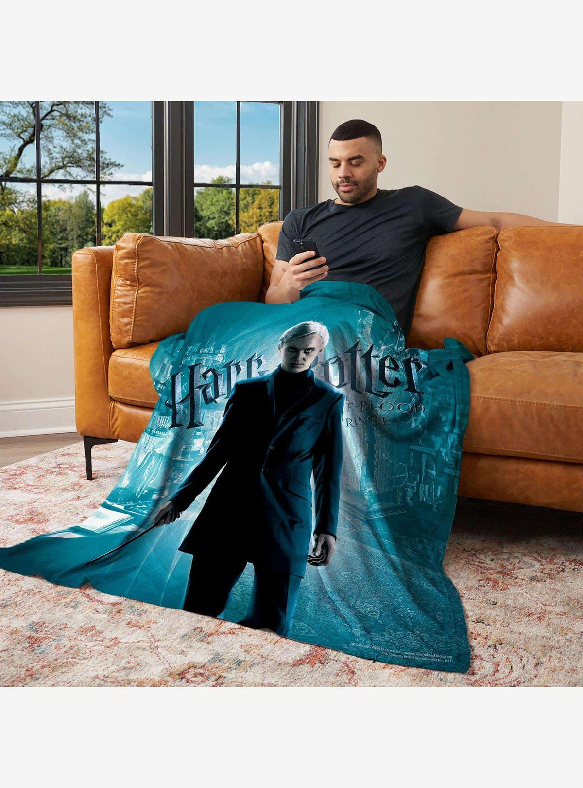 Manta Harry Potter Draco Malfoy de tacto sedoso
