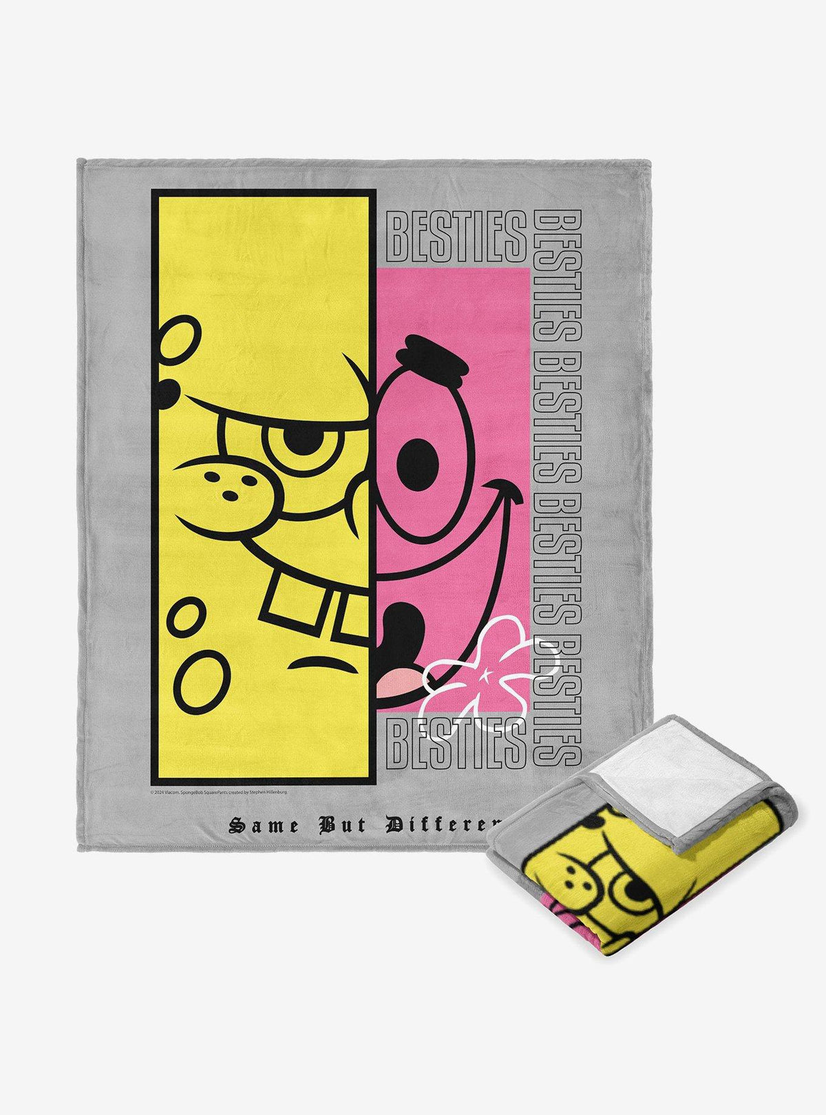 Manta de tacto sedoso de Bob Esponja y Patricio