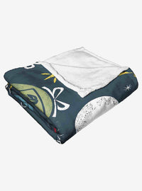 Manta Harry Potter con adornos de las casas