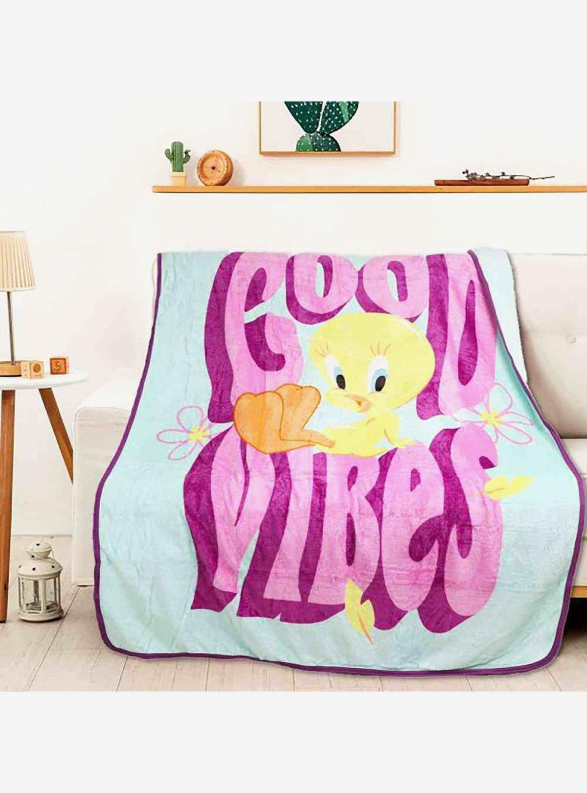 Manta Micro Raschel Looney Tunes Good Vibes
