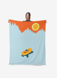 Manta de tacto sedoso Adventure Time: Finn y Jake