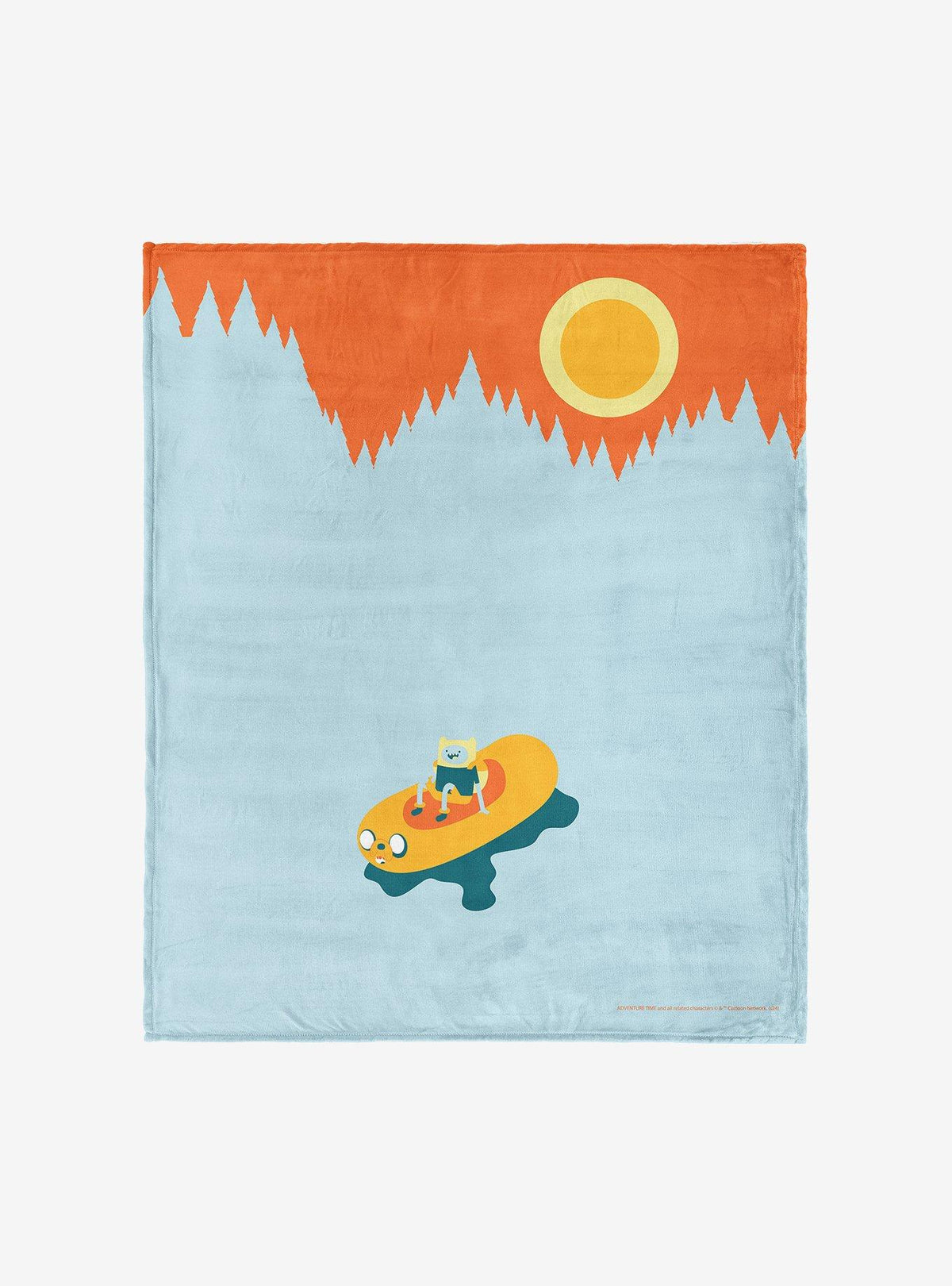 Manta de tacto sedoso Adventure Time: Finn y Jake