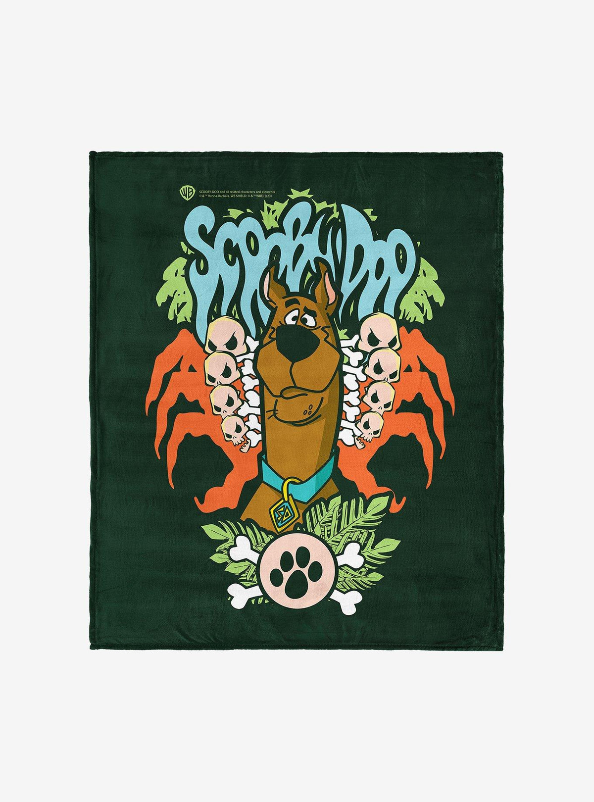 Manta Scooby-Doo Spooky Scoob de tacto sedoso