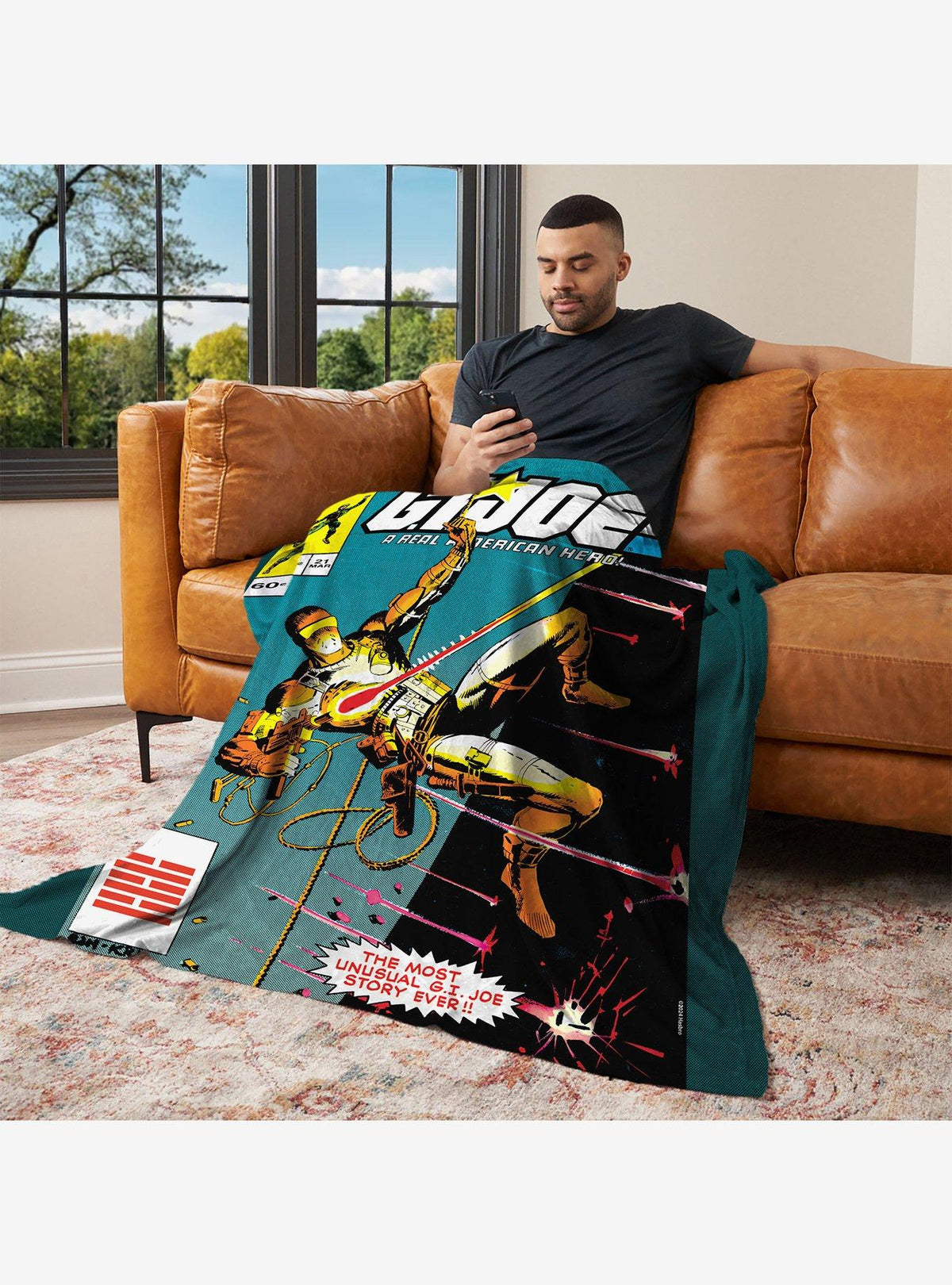Manta de tacto sedoso G.I. Joe: Unusual Story