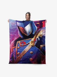 GI Joe: manta de tacto sedoso de Cobra Commander