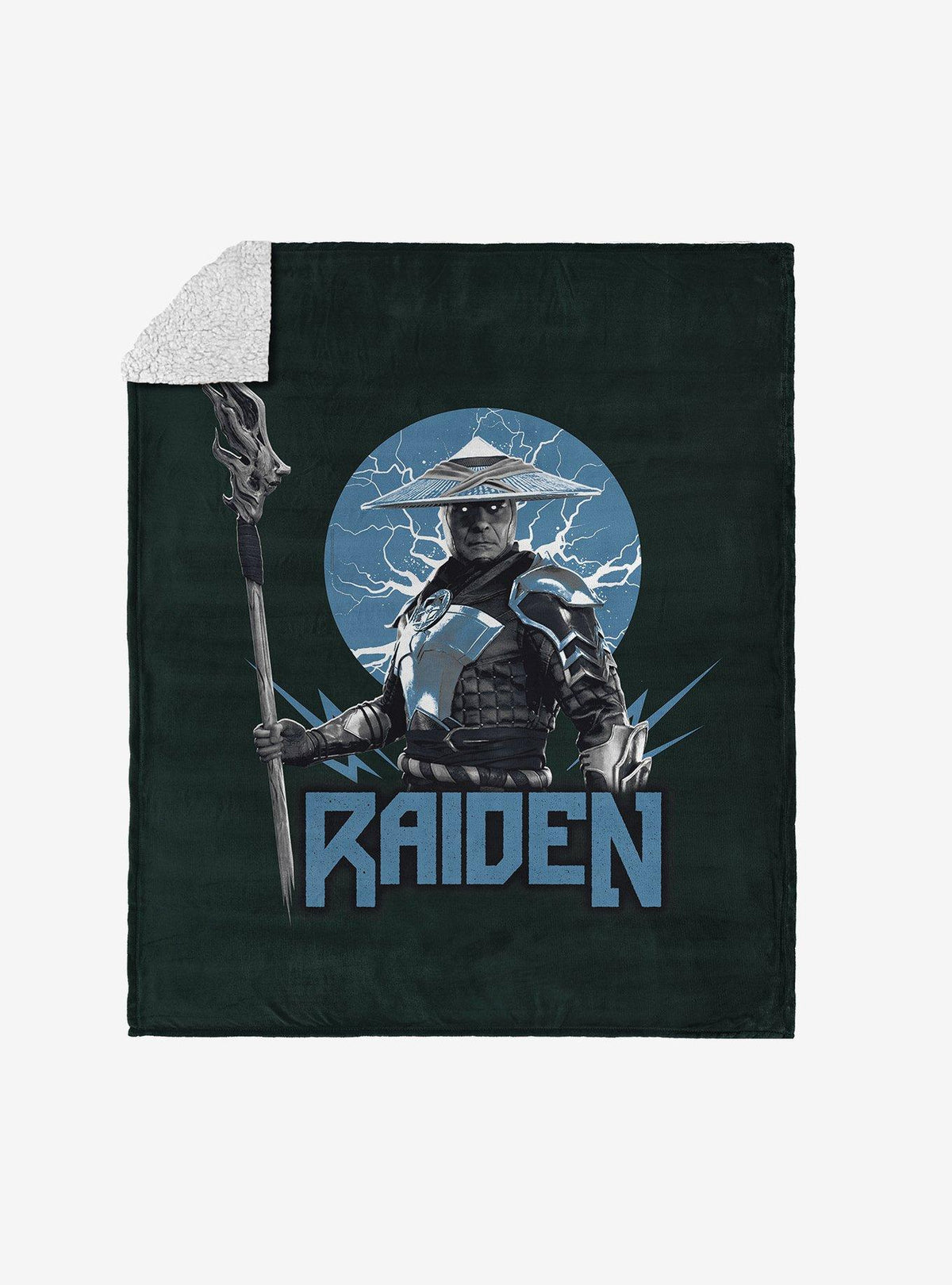 Manta Sherpa de tacto sedoso Mortal Kombat Raiden