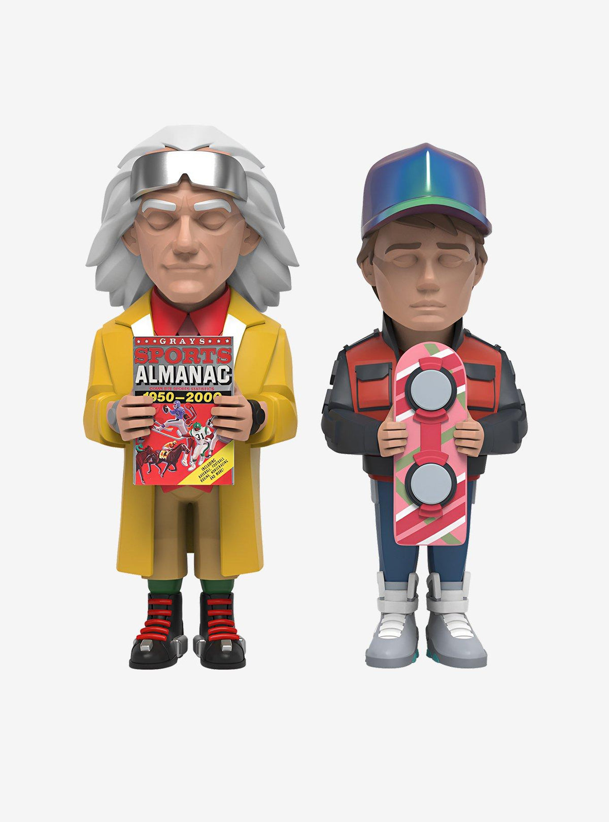 Volver al futuro II x YARMS: figuras de Doc y Marty