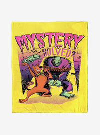 Manta Scooby-Doo Mystery Solved de tacto sedoso