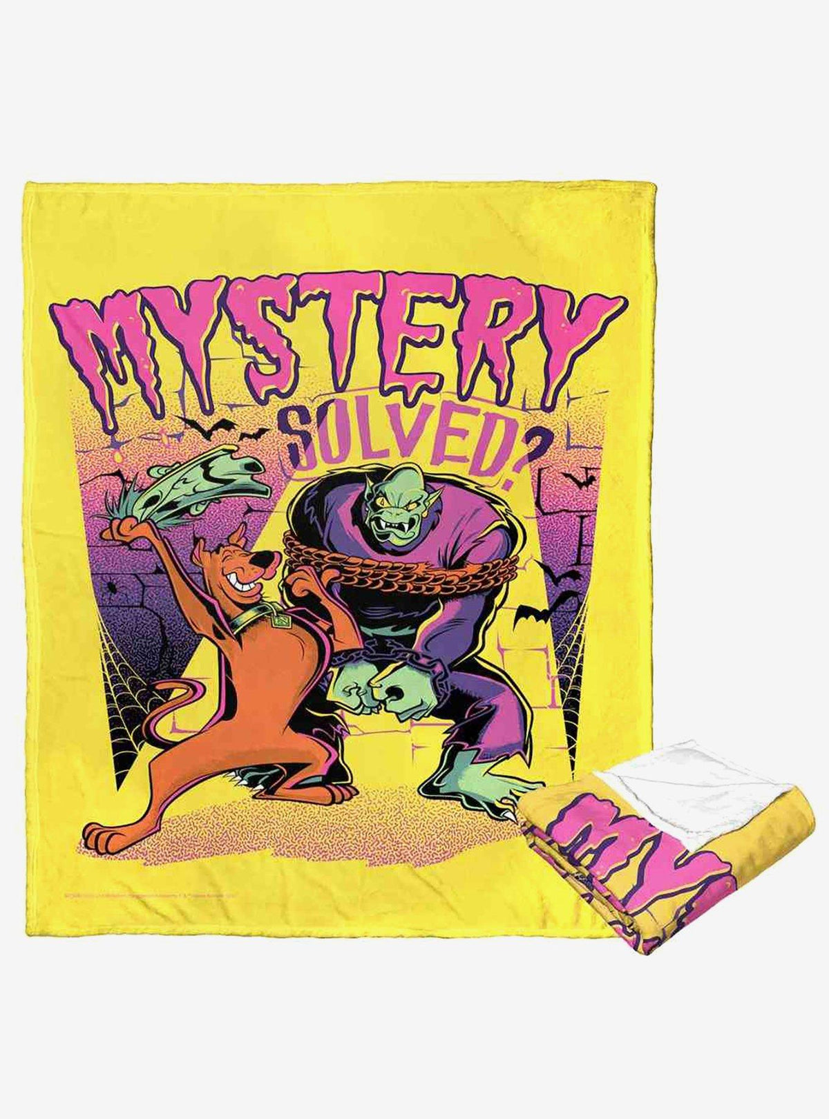 Manta Scooby-Doo Mystery Solved de tacto sedoso