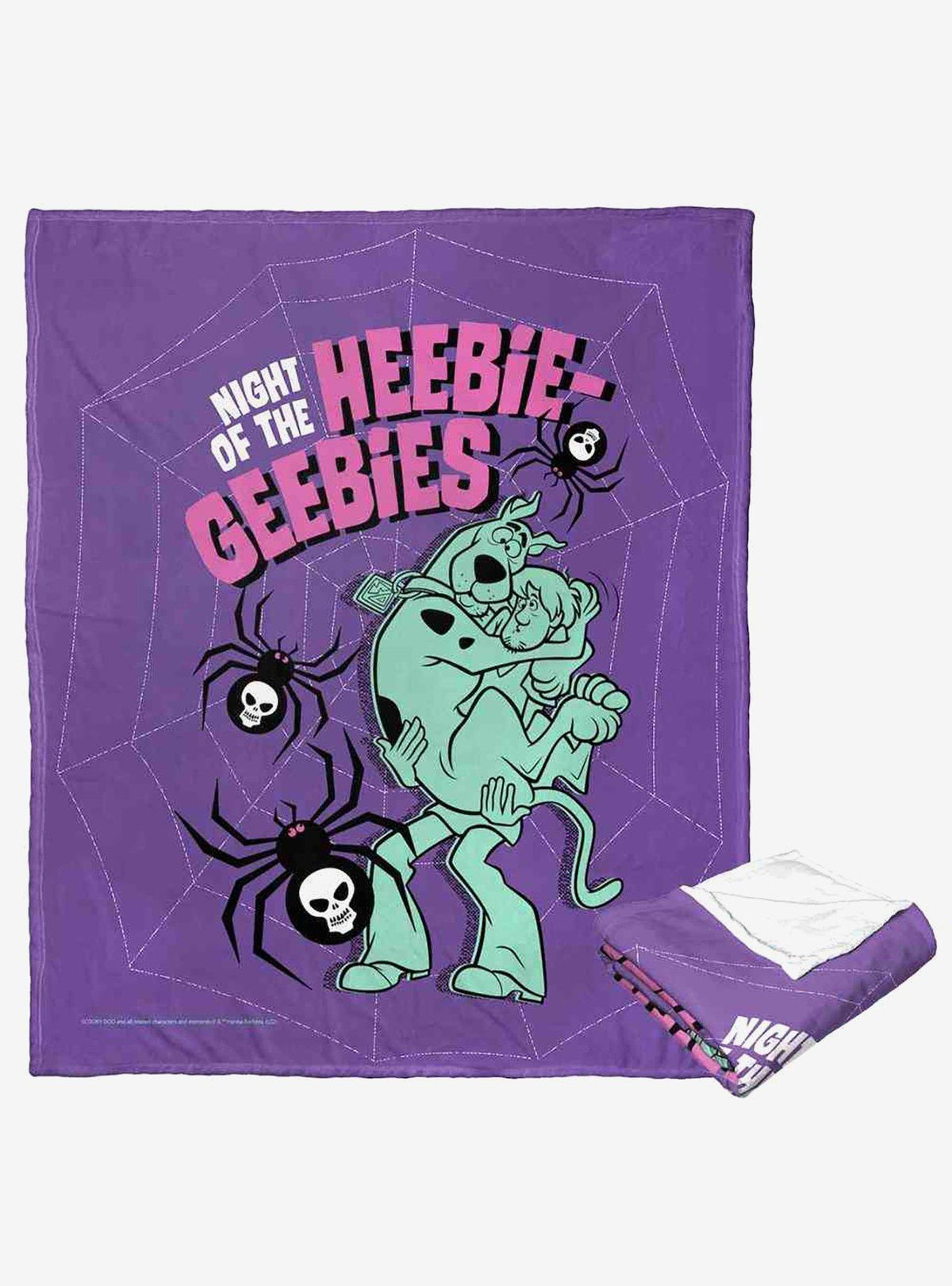 Manta de tacto sedoso Scooby-Doo Heebie Geebies Night