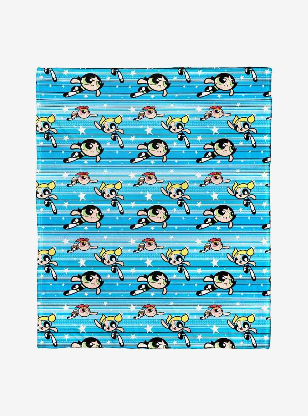 Manta de tacto sedoso Powerpuff Girls Flying Fast