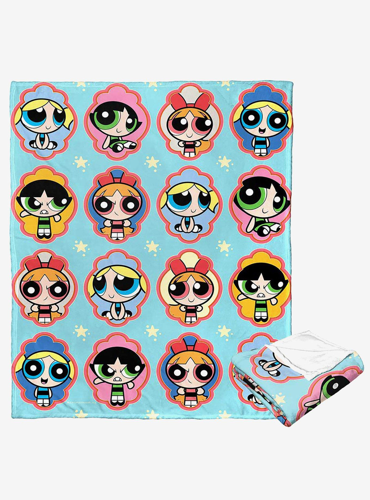 Manta Powerpuff Girls de tacto sedoso