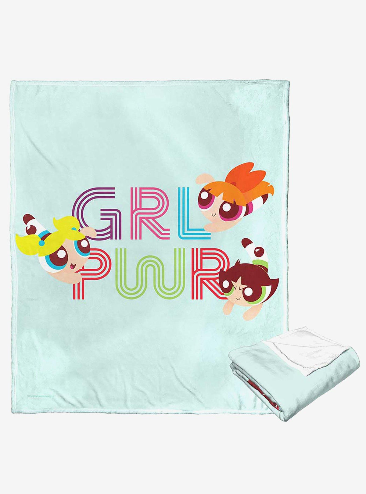 Manta de tacto sedoso Powerpuff Girls: Girl Power