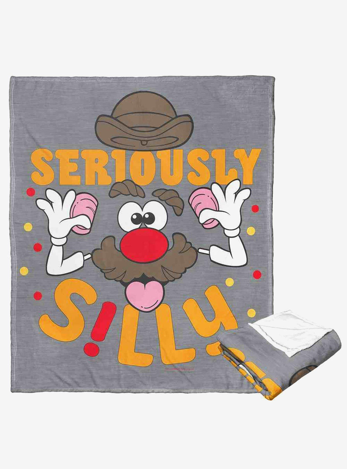 Manta Mr. Potato Head Seriously Silly de tacto sedoso