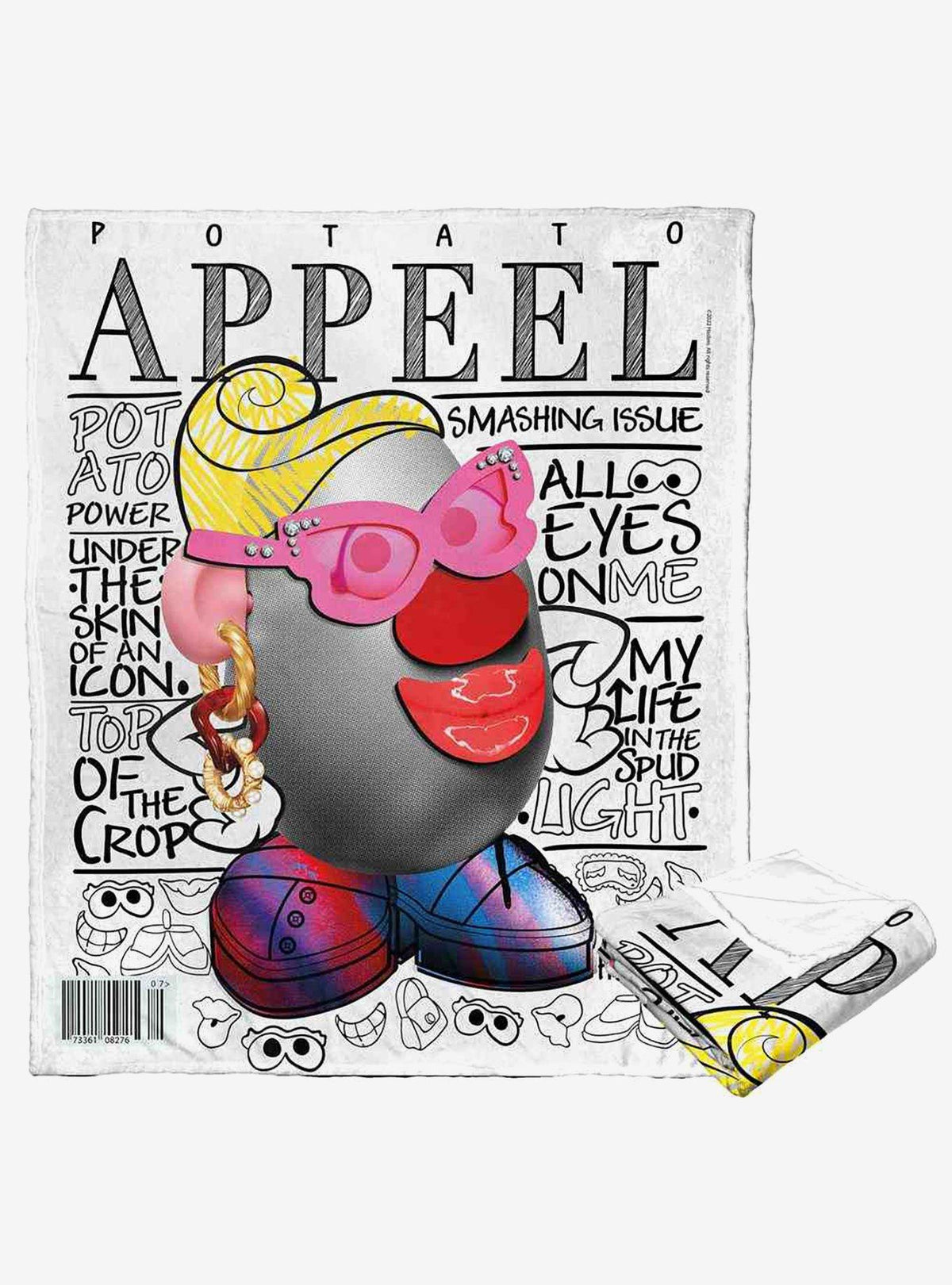 Manta Mr. Potato Head Potato Appeal de tacto sedoso