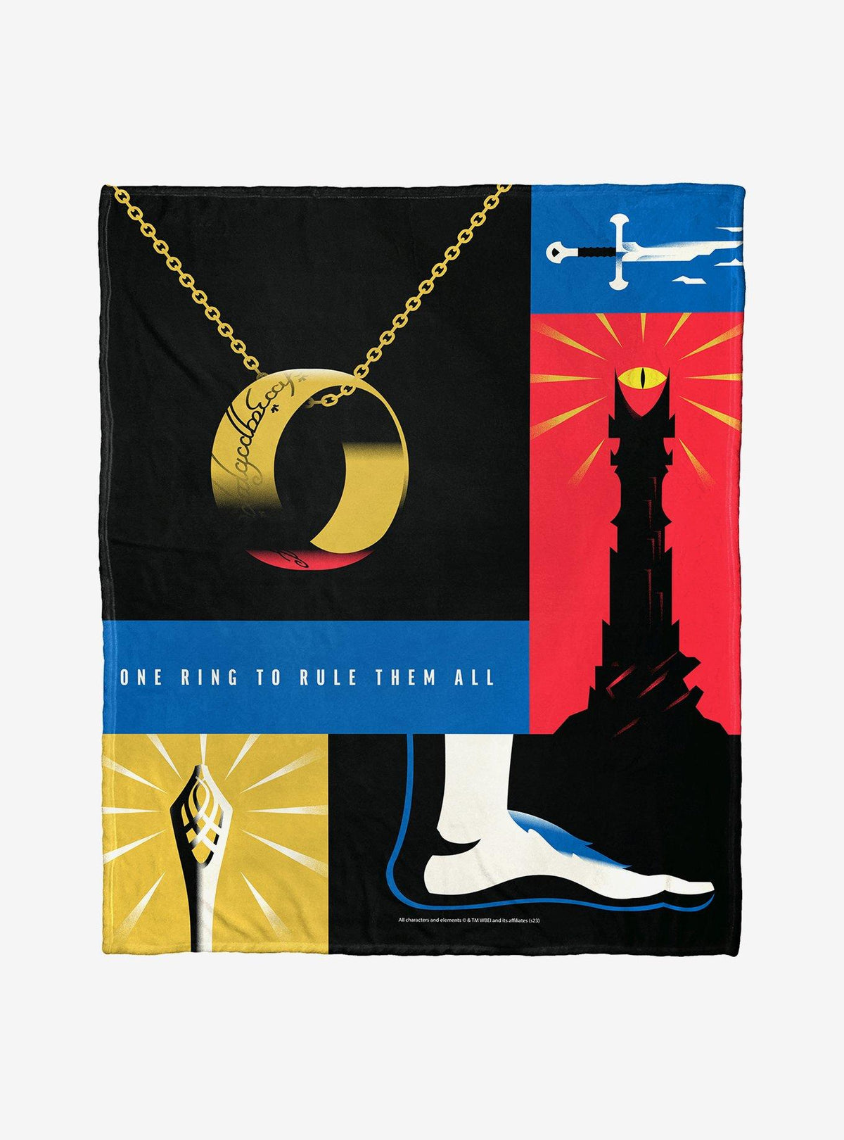 Manta suave al tacto Lord of the Rings: Rule Them All