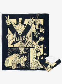 Manta Monopoly Player de tacto sedoso