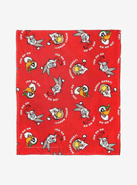 Looney Tunes Merry Merry Manta de Tacto Sedoso
