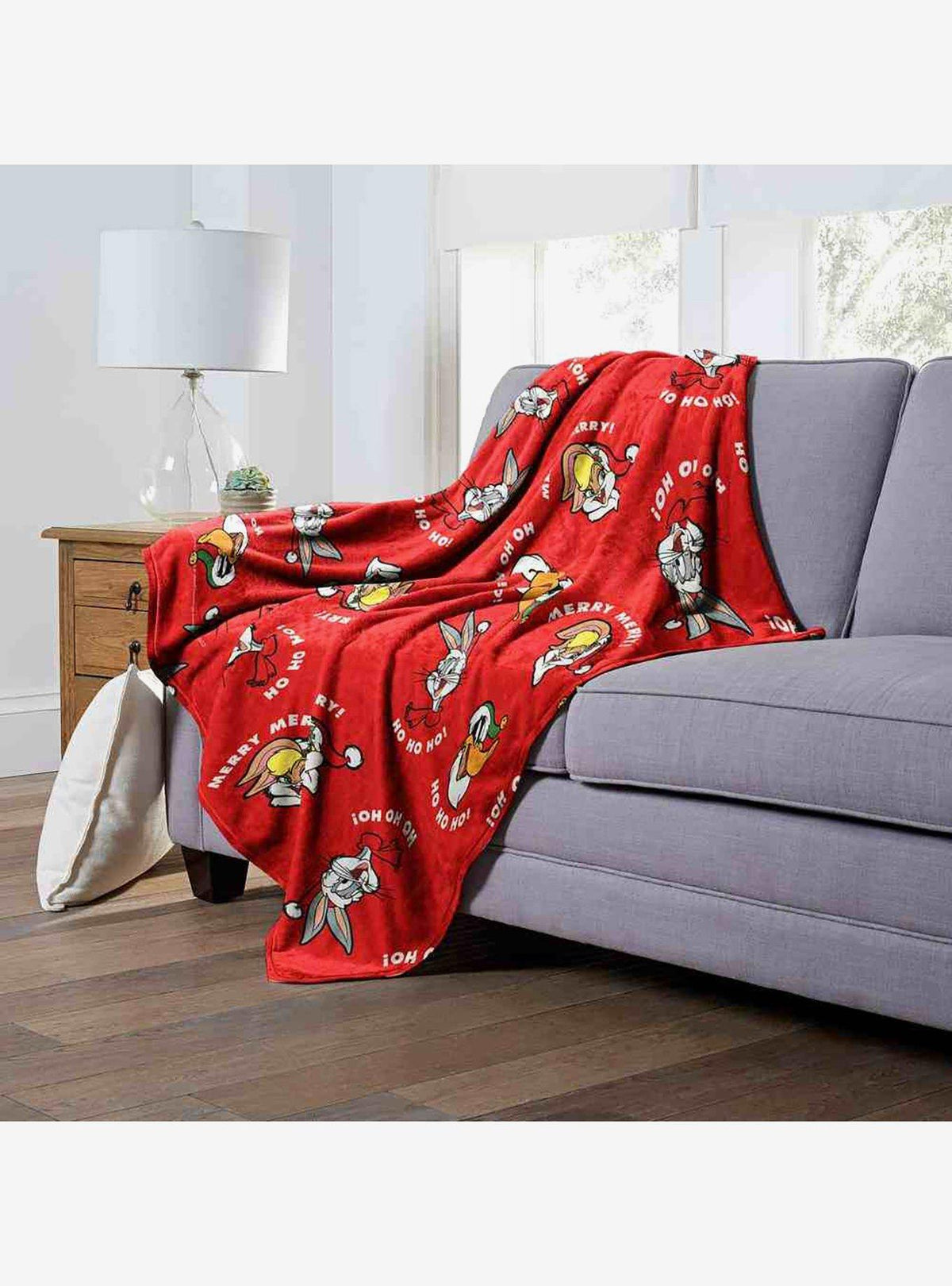 Looney Tunes Merry Merry Manta de Tacto Sedoso
