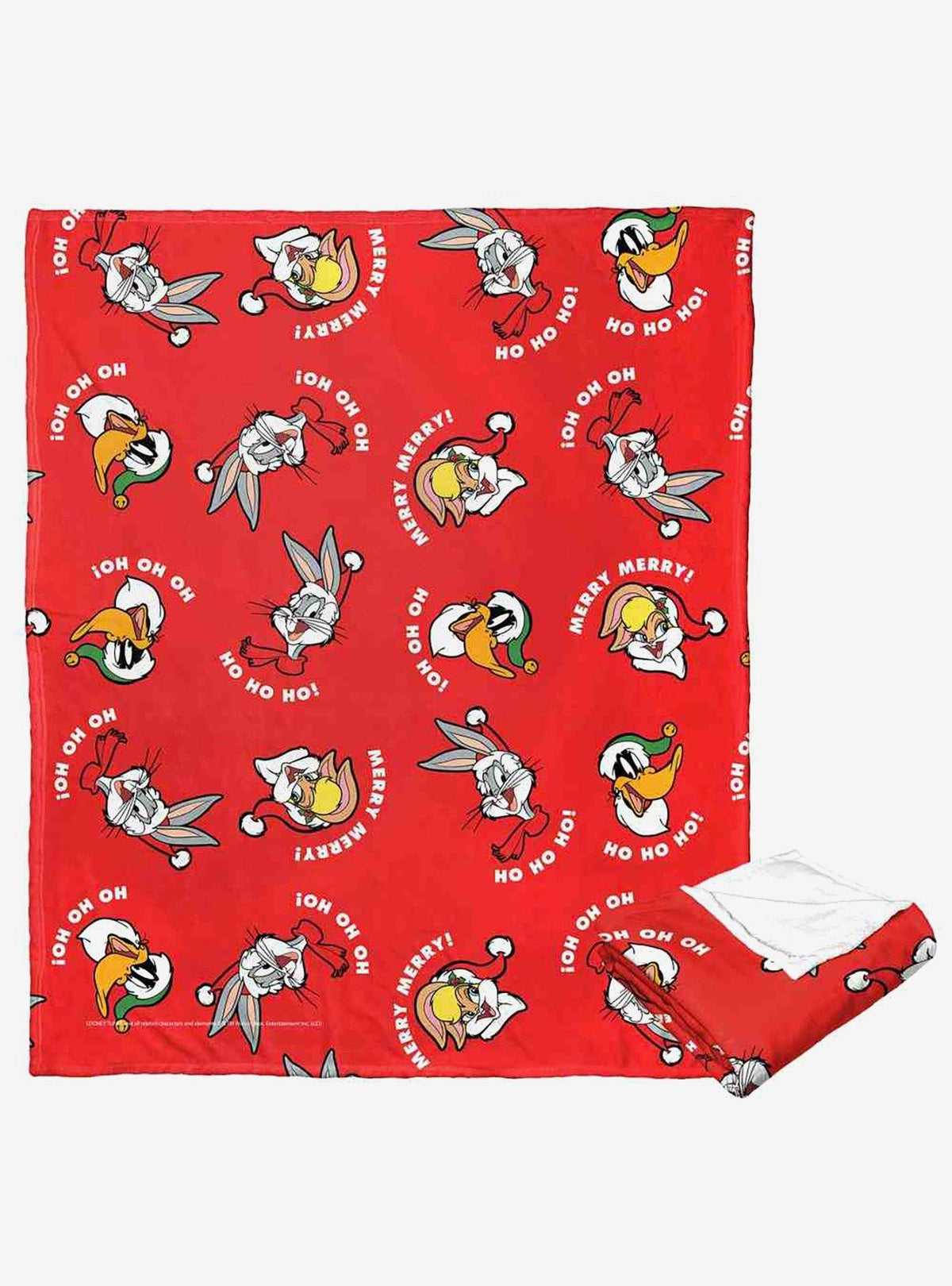 Looney Tunes Merry Merry Manta de Tacto Sedoso