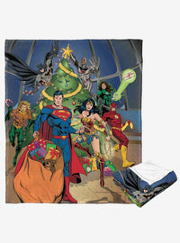 Manta de Justice League: Trabajo en equipo festivo