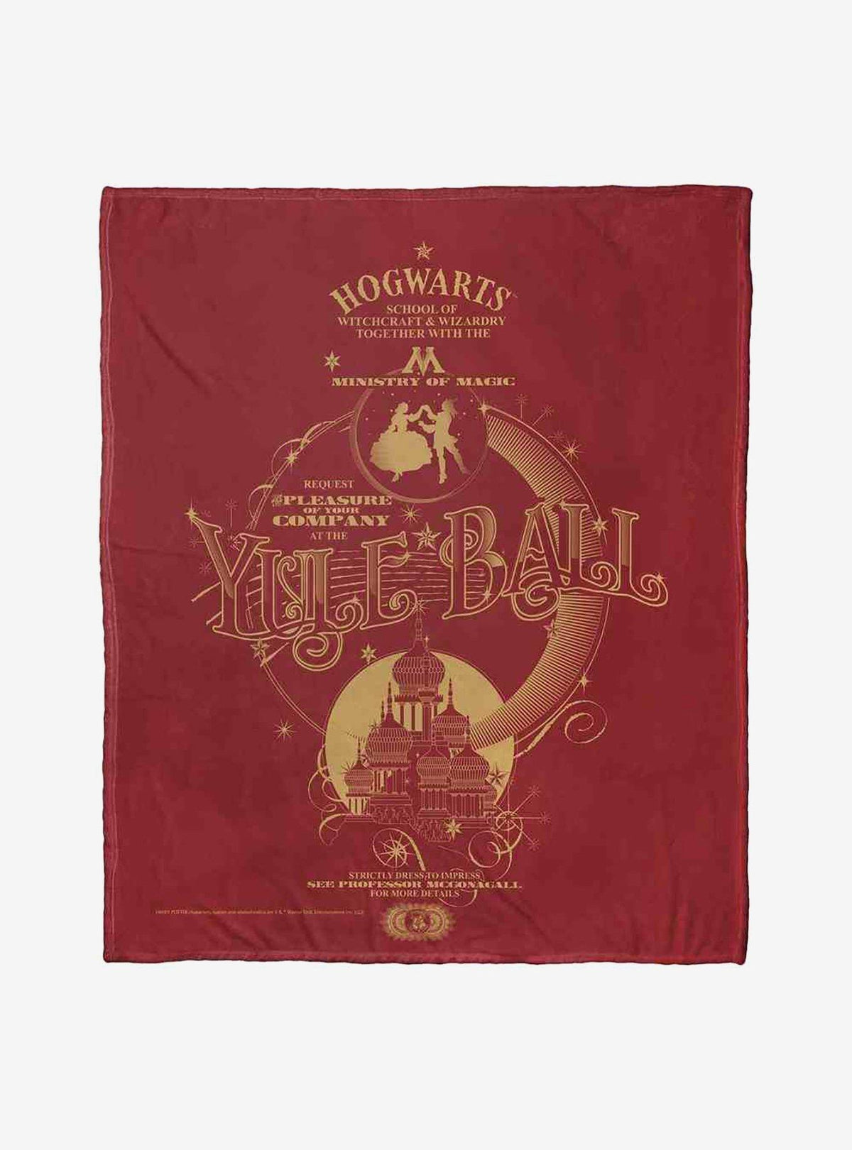 Manta Harry Potter: Invitación al Baile de Navidad