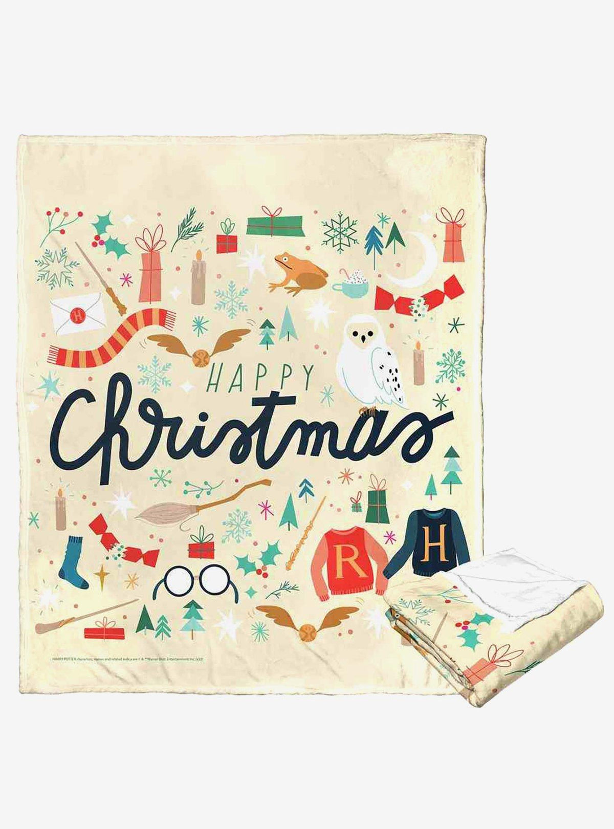 Manta Harry Potter «Todo feliz esta Navidad»