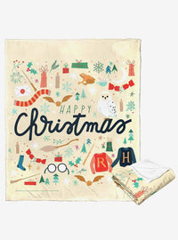 Manta Harry Potter «Todo feliz esta Navidad»
