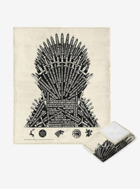 Manta de tacto sedoso Trono de Palabras - Game of Thrones