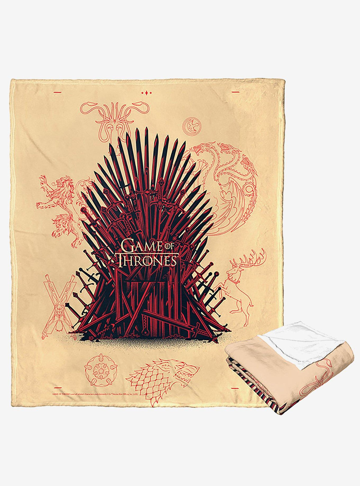 Manta Game of Thrones Iconography de tacto sedoso