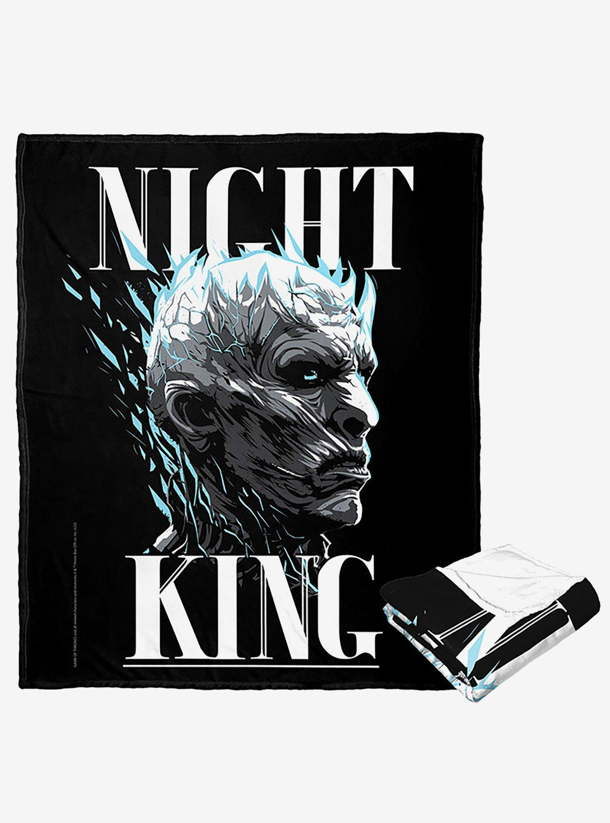 Manta Game of Thrones Night King de tacto sedoso